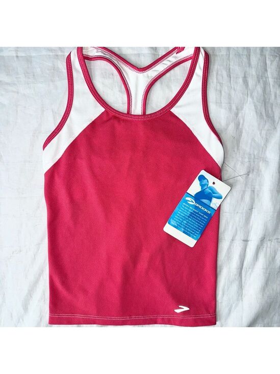 Brooks Tops - NWT Women’s Small Brooks Sports Powerpro Mesh Tank Color Sorbet